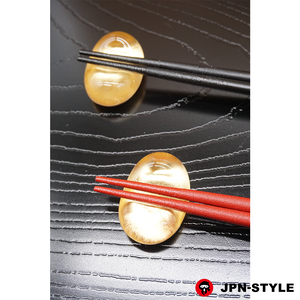 Issou Gold Leaf Lacquered Natural Wood Couple's Chopsticks – Allegro Japan