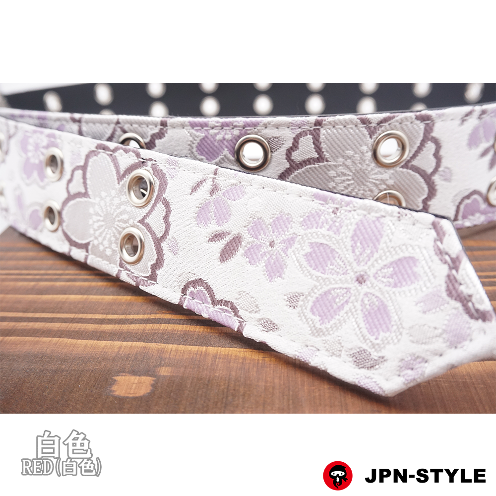 [Kinbae W pin belt] Cherry blossoms