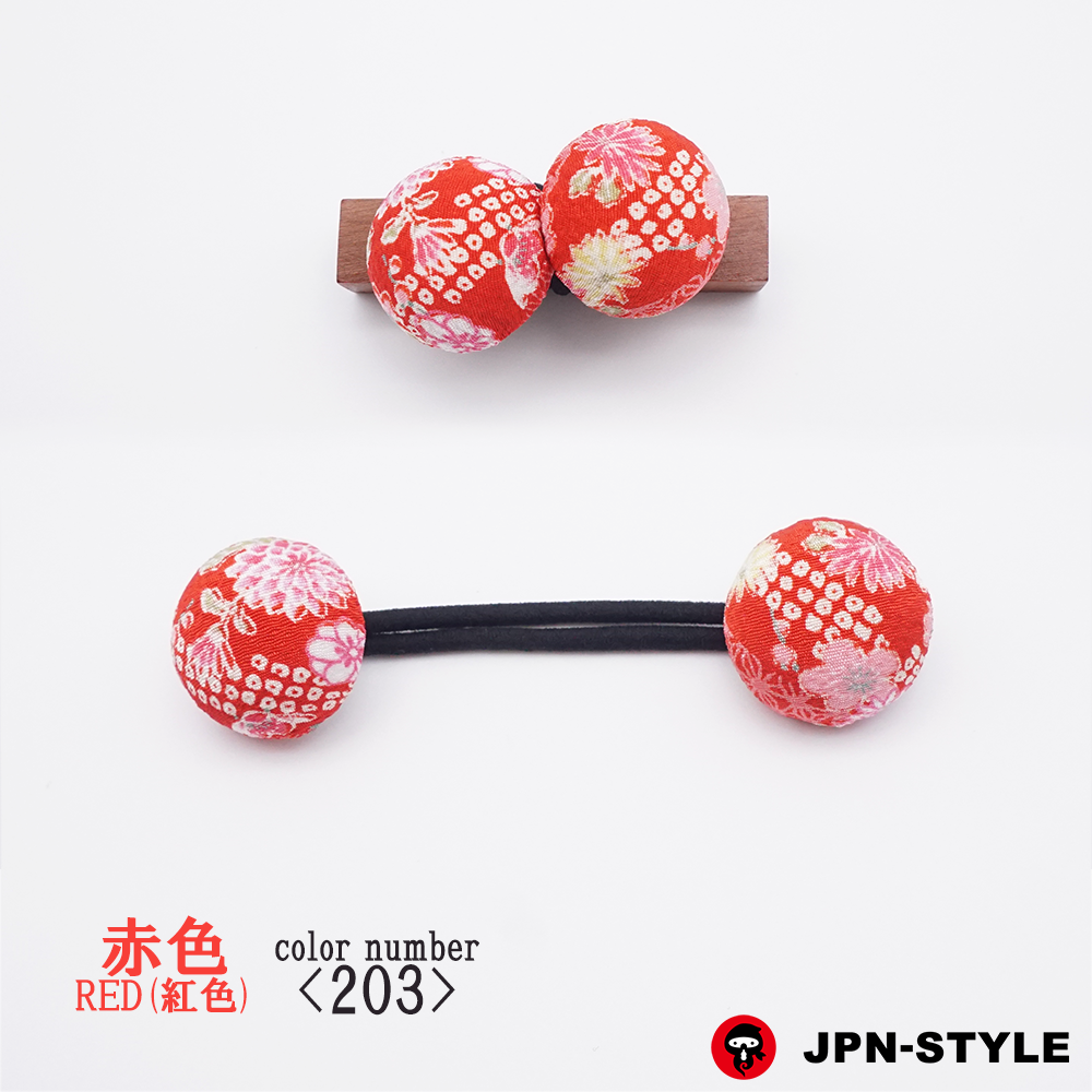 くるみボタンのヘアゴム - JPN-STYLE 220 ミニクマ キッズヘアゴム くるみボタンのヘアゴム - JPN-STYLE 220 ミニクマ キッズヘアゴム