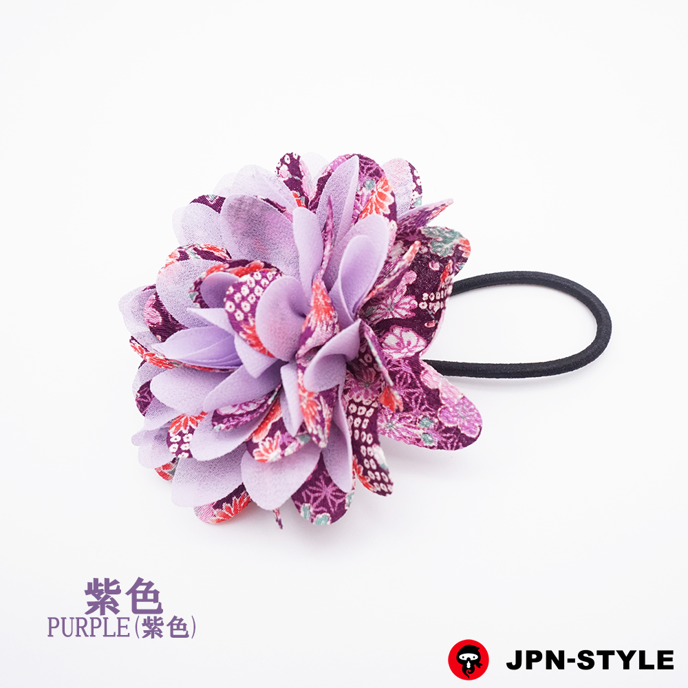 Dahlia crepe &amp; chiffon hair elastic