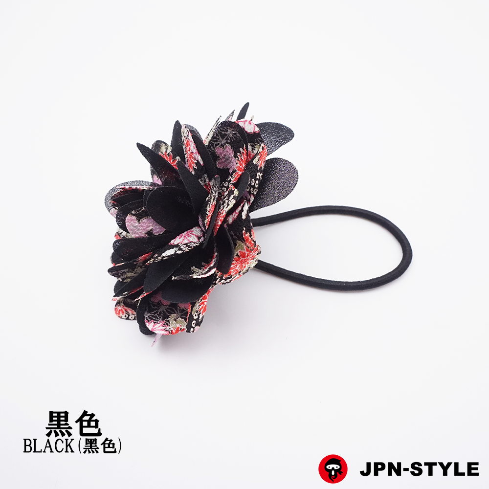 Dahlia crepe &amp; chiffon hair elastic