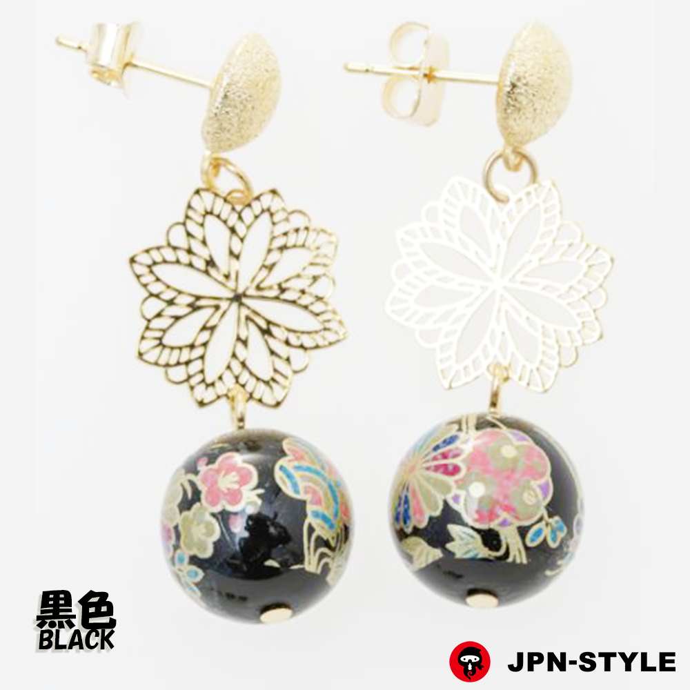 和玉ピアス】菊 - JPN-STYLE