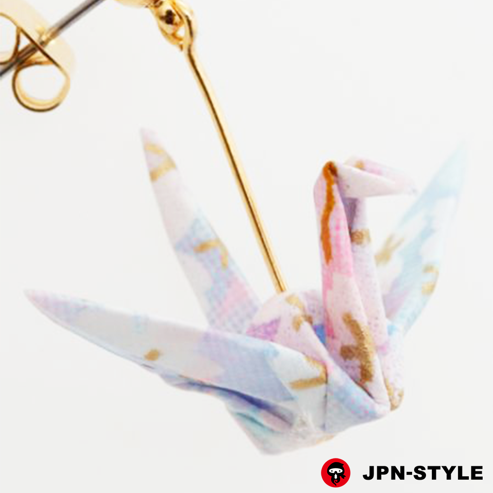 JPN-STYLE】折鶴ピアス 桜