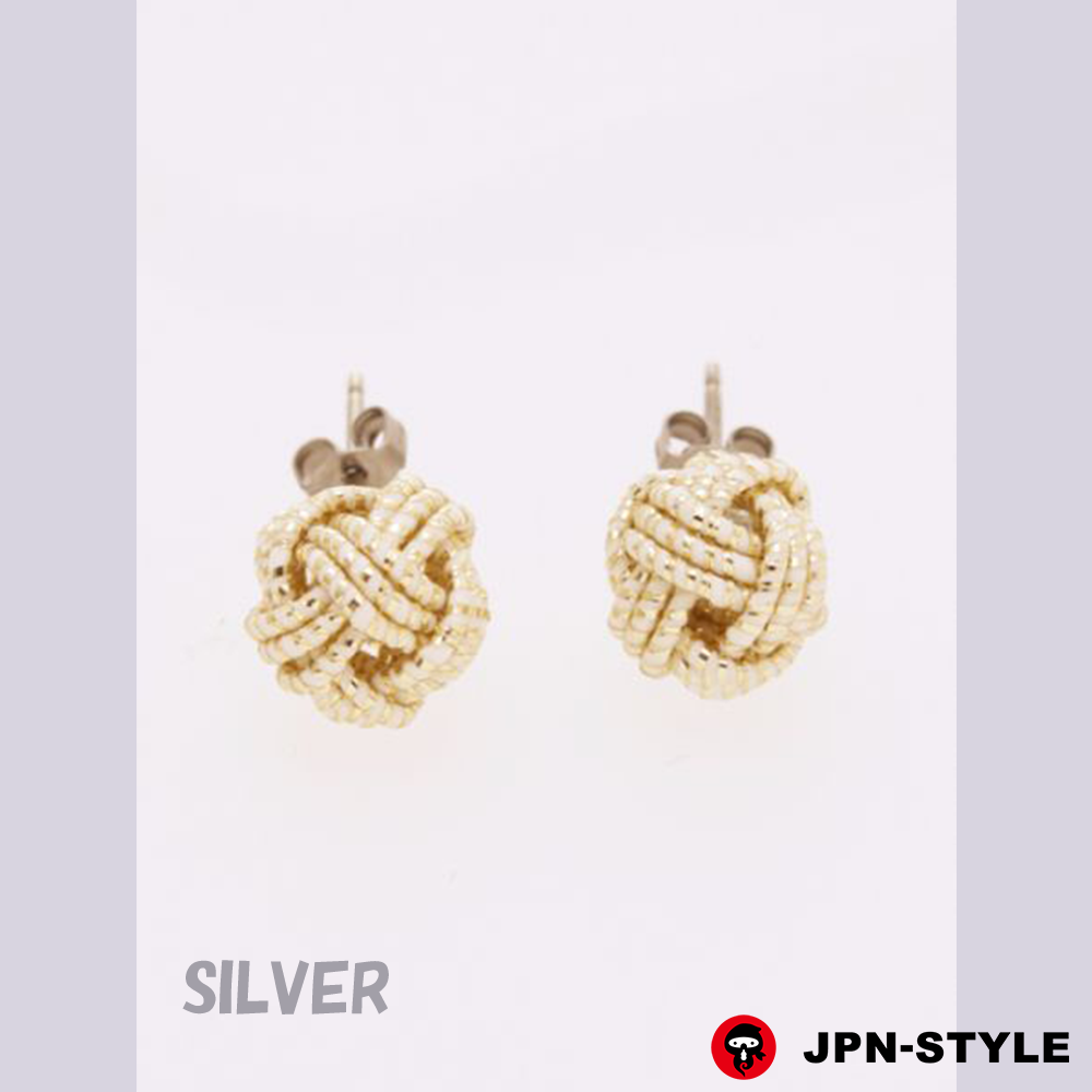 [Mizuhiki earrings] Awaji knot