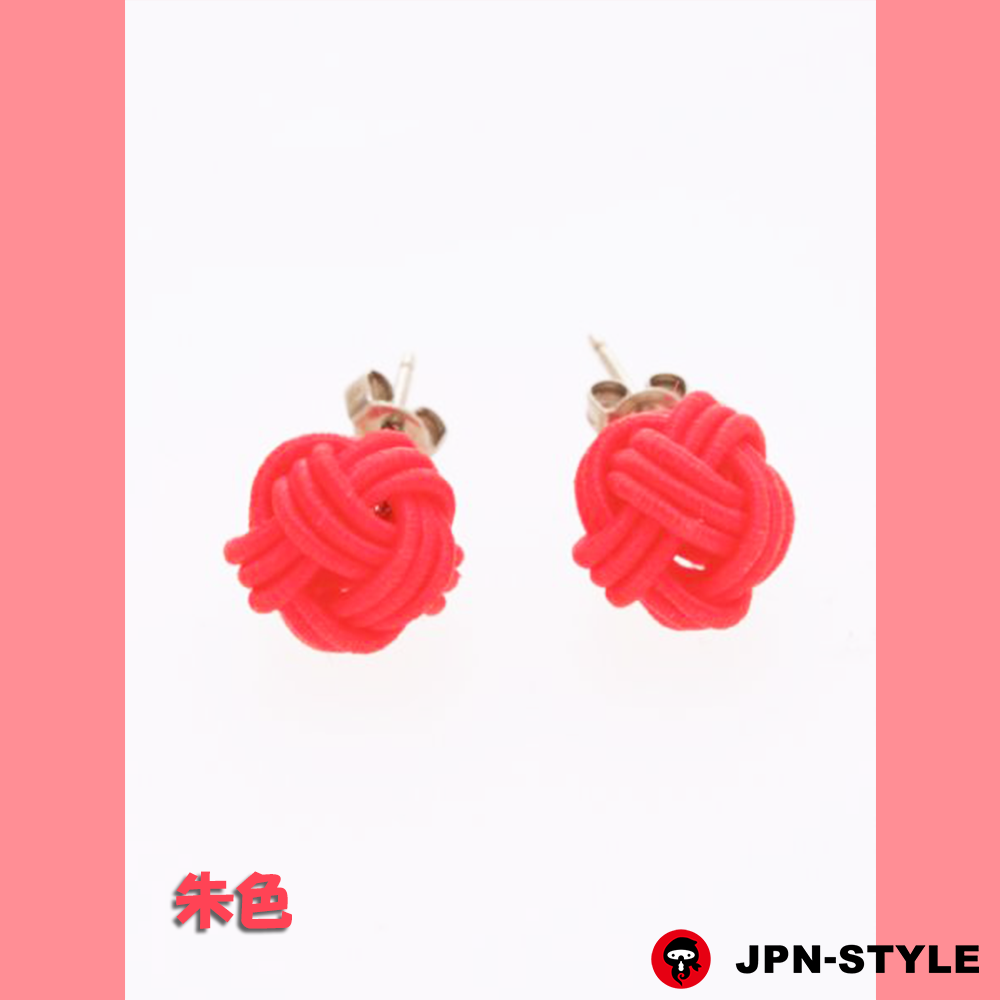 水引ピアス】淡路結び - JPN-STYLE