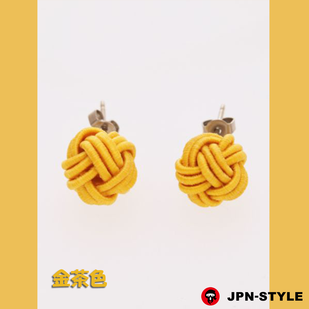 [Mizuhiki earrings] Awaji knot