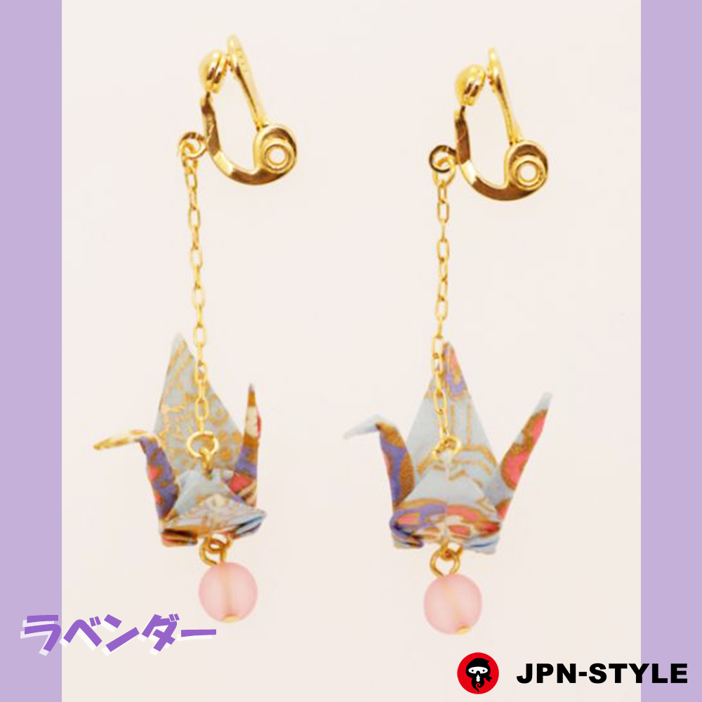 [Orizuru earrings] Sarasa