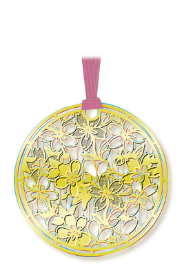 Gold bookmark &quot;Maru-no-Mado Cherry Blossoms&quot;