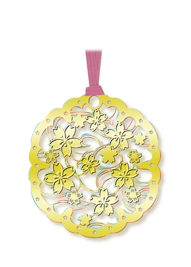 Gold bookmark &quot;Sakura arabesque&quot;